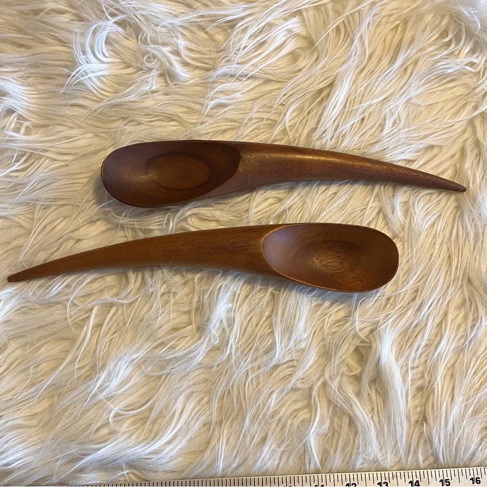 Gourmet Koa-like wood Salad Servers